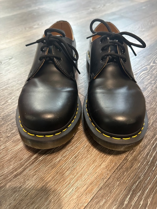 NEW Dr. Martens 1461 Smooth Leather Oxford Shoes Black Men\'s Size 9